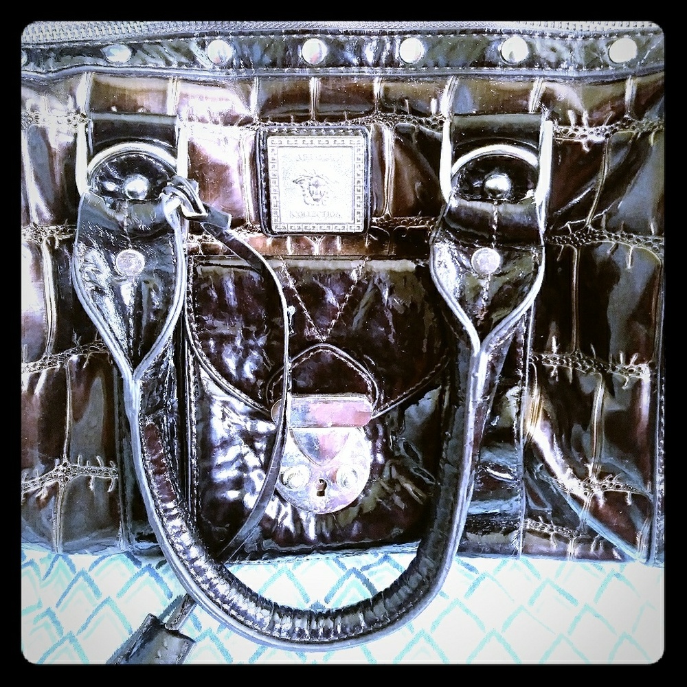 VERSACE LEATHER COLLECTION PURSE